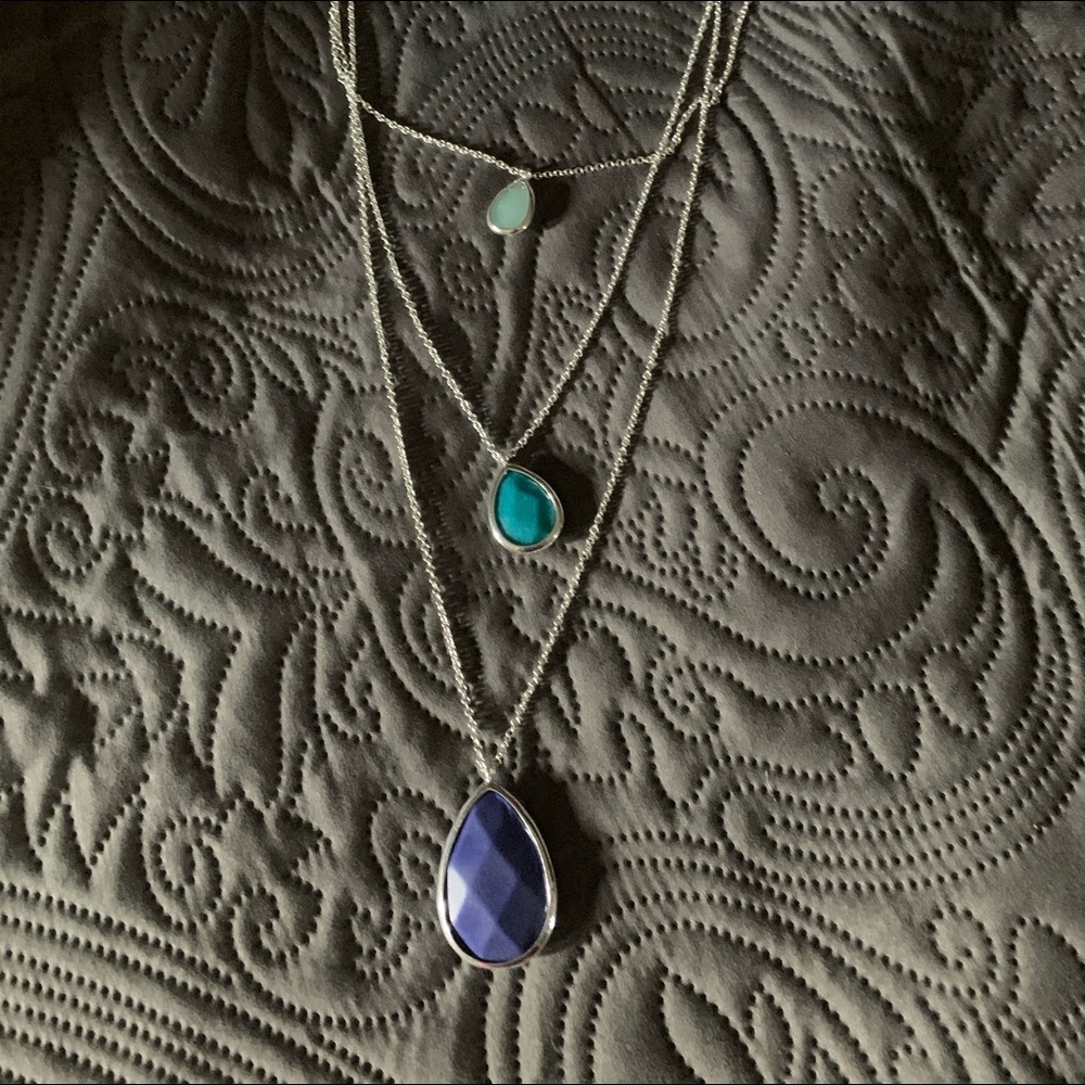 C&I blue necklace.